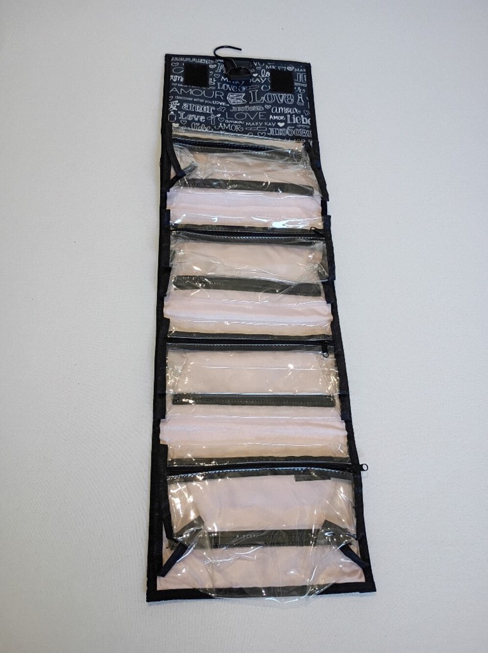 Avon Pink and Black Special Edition LOVE Hanging Toiletries Organizer